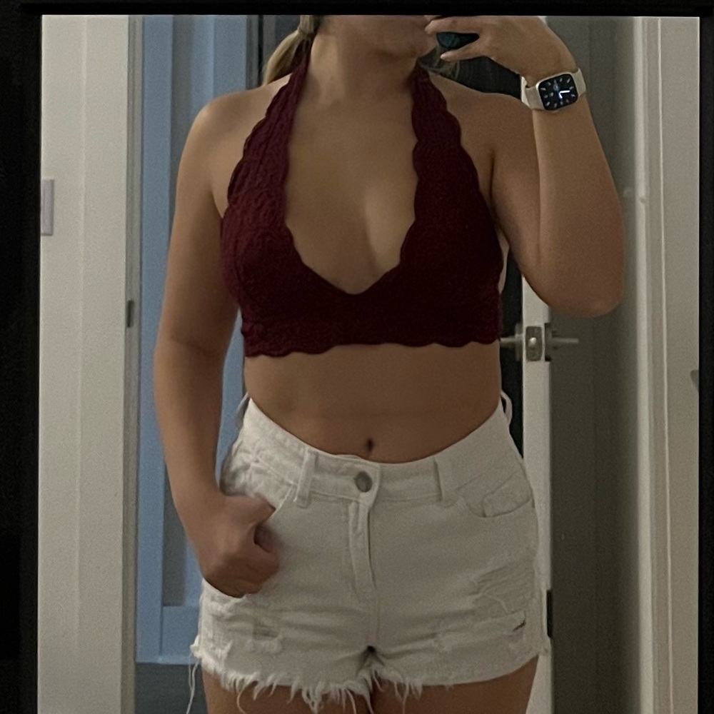 Urban Outfitters lace halter bralette
